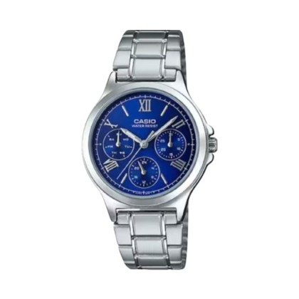 Casio General LTP-V300D-2A2UDF Analog Blue Dial Date Women Watch